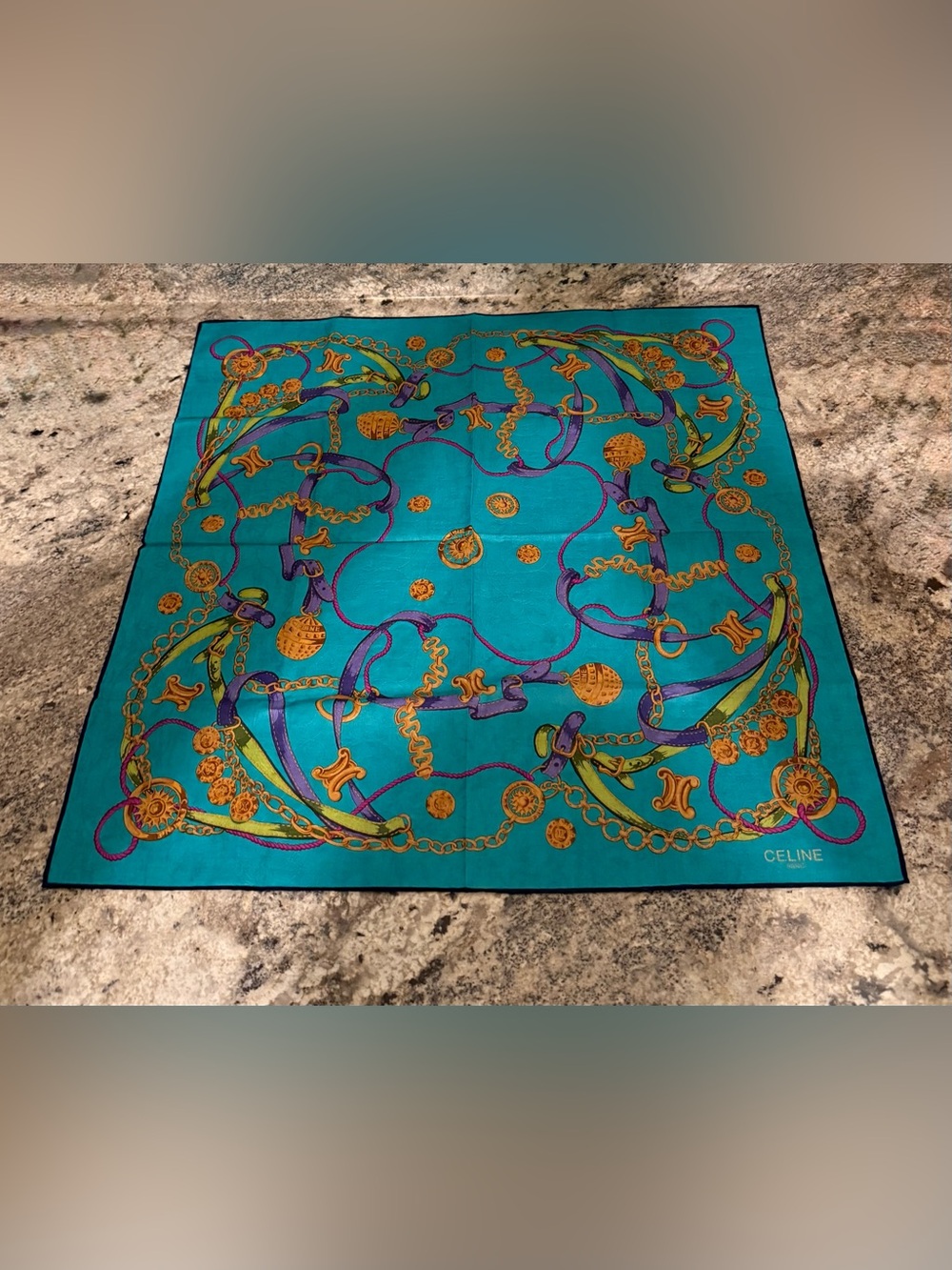 Celine Scarf/Handkerchief/Bag Scarf